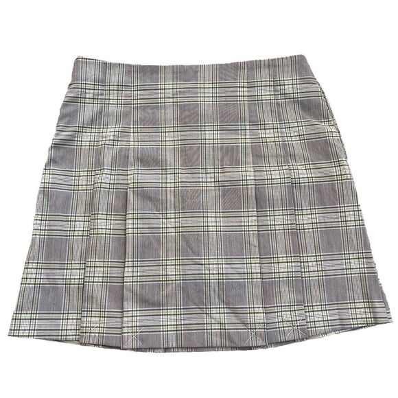New IZOD Preppy Plaid Pleated Mini Tennis Skirt Skort Shorts FXG Golf Size 4 - Picture 4 of 9